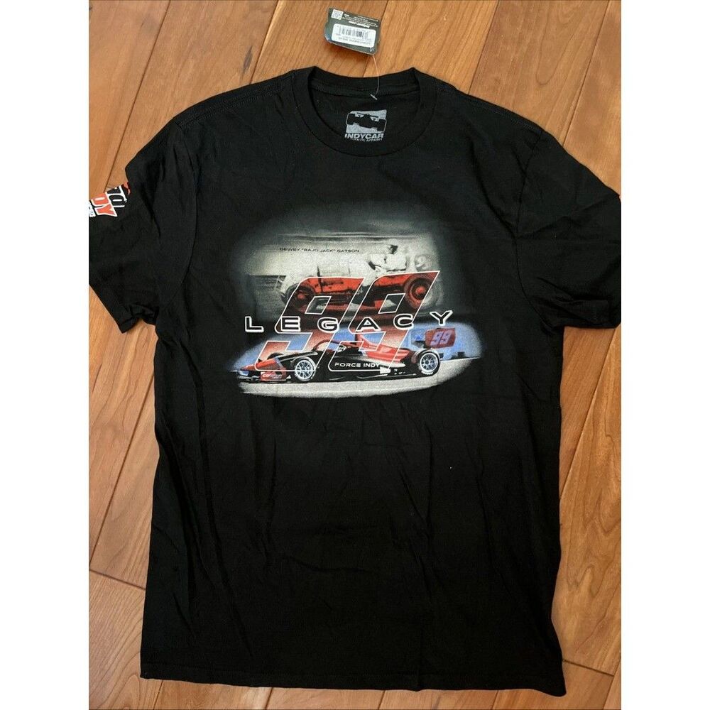 IndyCar Force Indy Dewey Gatson #99 Legacy Graphic Tshirt Mens Size XL  NWT